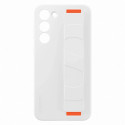 Samsung Silicone Grip Cover Case for Samsung Galaxy S23+ silicone case with wrist strap white (EF-GS