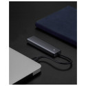 Ugreen USB Type C HUB - 4x USB 3.2 Gen 1 with USB-C power port gray (CM219 70336)