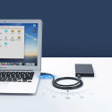 Ugreen cable USB - USB (male - USB 3.2 Gen 1) 1 m black (US128 10370)