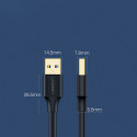 Ugreen cable USB - USB (male - USB 3.2 Gen 1) 1 m black (US128 10370)