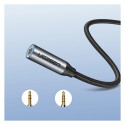 Ugreen Headphone Adapter with 3.5mm mini jack to USB Type C 10cm gray (30632)