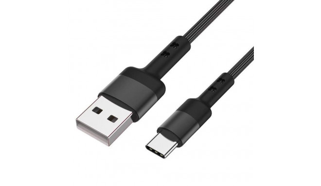 Caruba USB A to USB C 60W Cable 1 Meter Black