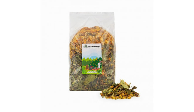 FACTORYHERBS Basic mix - food for rabbits and rodents - 1kg