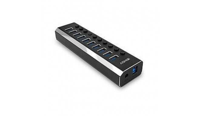 Lindy 10 Port USB 3.0 Hub with On/Off Switches