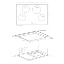 Induction hob Scandomestic IKF180-1