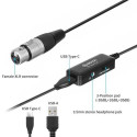 BOYA Adapter cable. XLR to Lightning Black EU