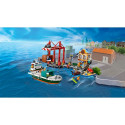 Blocks City 60422 Seaside Harbor with Cargo Ship