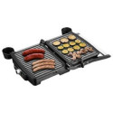 ECG ECG ECGKG100 Contact grill, 2000W, 3 working positions - for scalloping, grilling and BBQ, Inox 