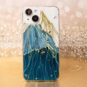 Gold Glam case for iPhone 11 mountain