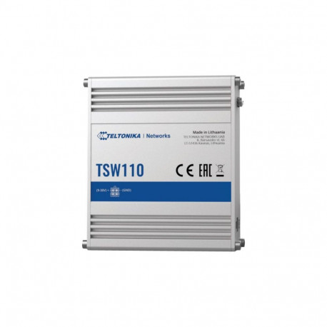Teltonika lüliti TSW110 haldamata 5 gigabit Etherneti (vasest) porti