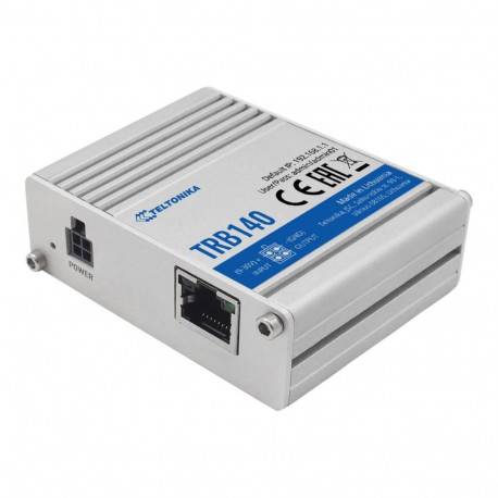LTE Router | TRB140 | No Wi-Fi | 10/100/1000 Mbit/s | Ethernet LAN (RJ-45) ports 1 | Mesh Support No