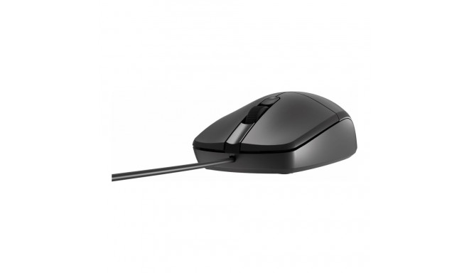 Natec | Mouse | Optical | Wired | Black | Ruff 2