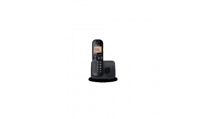 Panasonic KX-TGC210FXB integreeritud ekraaniga must juhtmevaba lauatelefon numbrinäiduga telefoniraa