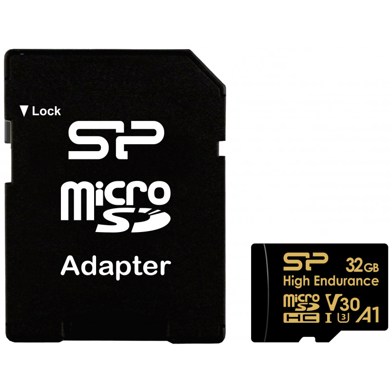 Silicon Power mälukaart microSDHC 32GB High Endurance + adapter