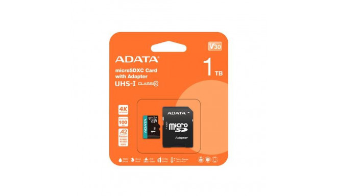 ADATA AUSDX1TUI3V30SA2-RA1 memory card 1 TB MicroSDXC UHS-I Class 10