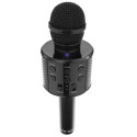 RoGer Bluetooth Microphone Karaoke With Build In Speaker / 2x 5W / Aux / USB / MicroSD / Black