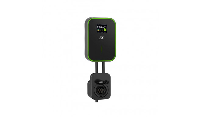 Green Cell Wallbox EV PowerBox 22kW pistikupesaga ja RFID-ga