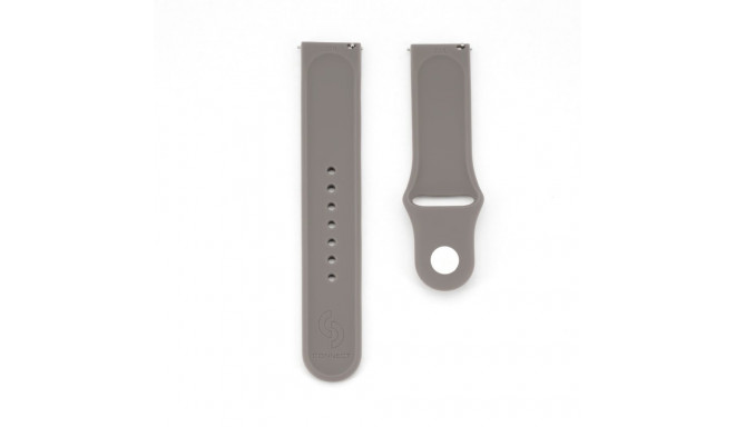 Connect 22mm Silicone Loop Watch Strap (S/M 110mm) Gray