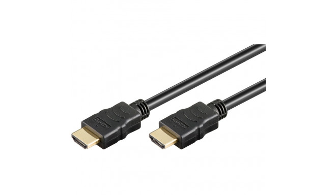 Goobay | Kiire HDMI Kaabel Ethernetiga | Must | HDMI isane (tüüp A) | HDMI isane (tüüp A) | HDMI HDM