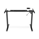 Desk frame | 71.5 - 121.5 cm | Maximum load weight 70 kg | Black