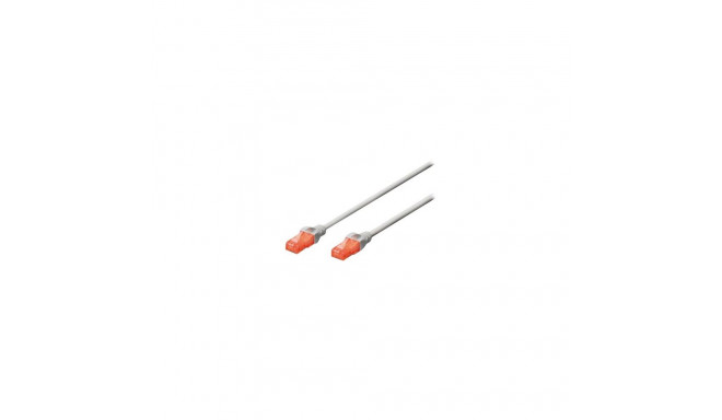 CAT 6 U-UTP | Patch cord | PVC AWG 26/7 | Transparent red colored plug for easy identification of Ca