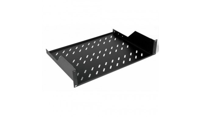 Equip Fixed Shelf 19&#039;, 2U, 800MM, Black