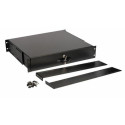 Equip Lockable Drawer 19&#039;, 2U, RAL9005 Black