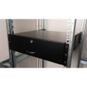 Equip Lockable Drawer 19&#039;, 3U, RAL9005 Black