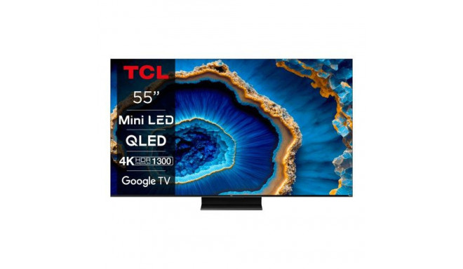 TCL C80 55C809 TV 139.7 cm (55&quot;) 4K Ultra HD Smart TV Wi-Fi Black 1300 cd/m²