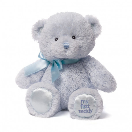 GUND Plush toy My 1st Teddy, blue, 25 cm