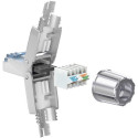 Connector RJ45 8pin Cat6A shielded - Tooless, AWG 22/1 - 26/1