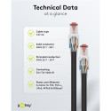 Connector RJ45 8pin Cat6 - Tooless, AWG 22/1 - 24/1