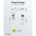 Connector RJ45 8pin Cat6A - Tooless, AWG 22/1 - 24/1
