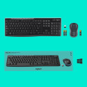 Logitech | MK270 | Keyboard and Mouse Set | Wireless | Mouse included | Batteries included | US | Bl