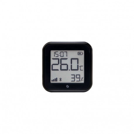 "Shelly Plug & Play ""H&T Gen. 3 Matte Black"" Temperatur- & Feuchtigkeitssensor WLAN BT USB-C / Bat