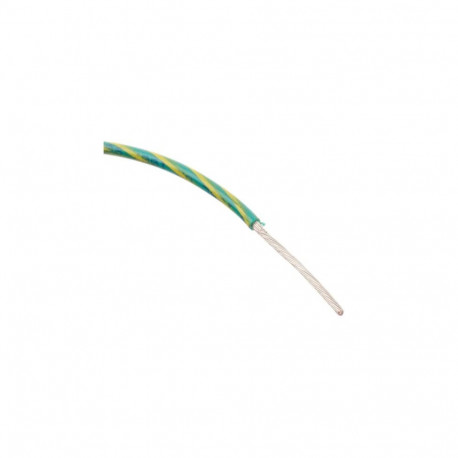 AWG14 HOOK-UP WIRE YELLOW/GREEN UL1015