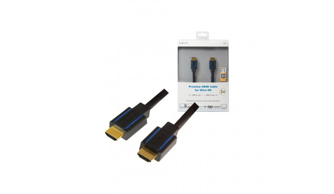 LOGILINK CHB005 LOGILINK - Premium HDMI 2.0 kaabel Ultra HD jaoks, 3m