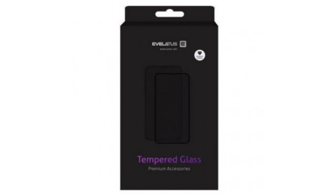 Evelatus Samsung Galaxy A34 0.33 Flat Clear Glass Japan Glue Anti-Static Black