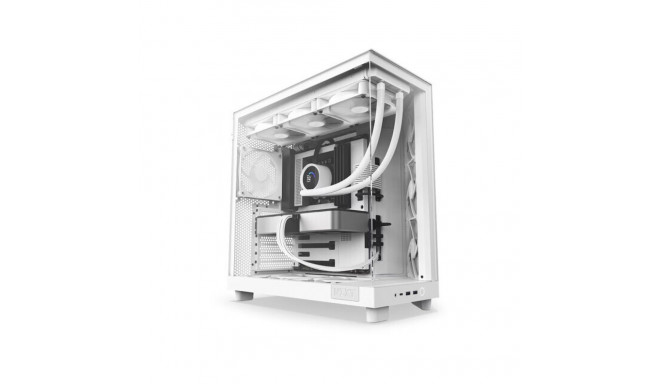 PC CASE NZXT H6 FLOW MIDI TOWER WINDOW WHITE