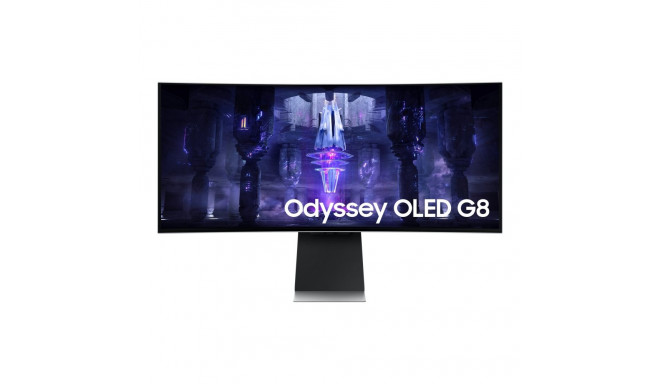 SAMSUNG Odyssey G8 OLED G85SB Nutikas 34-tolline UWQHD 175Hz 1ms 250cd/m2 DisplayPort