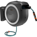 GARDENA battery-powered wall hose box PowerRoll XXL 18V P4A, 40 meters, hose reel (grey/white, Li-Io