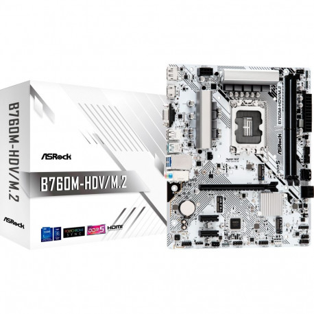 B760M-HDV/M.2 WHITE (weiß)