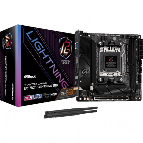 ASRock B650I Lightning WiFi - Socket AM5 - motherboard (black)