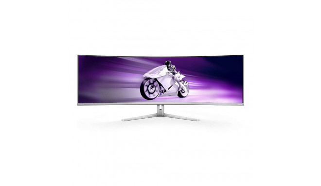 Philips Evnia 49M2C8900, gaming monitor - 48.9 -  white, DQHD, QD OLED, HDMI, DisplayPort, USB-C, cu