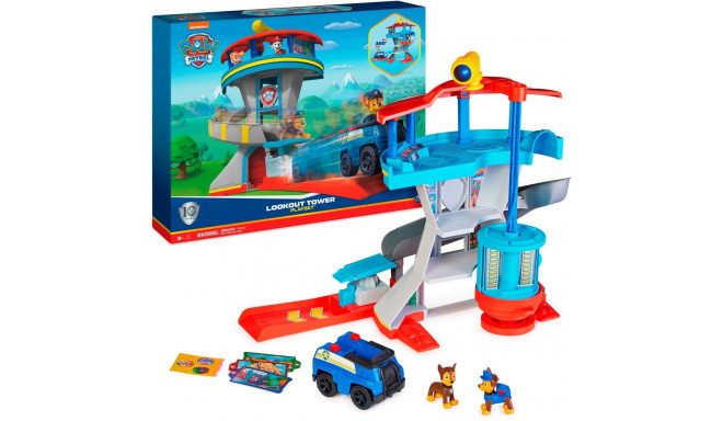Spin Master Paw Patrol - Lookout Tower Headquarters Playset, Backdrop