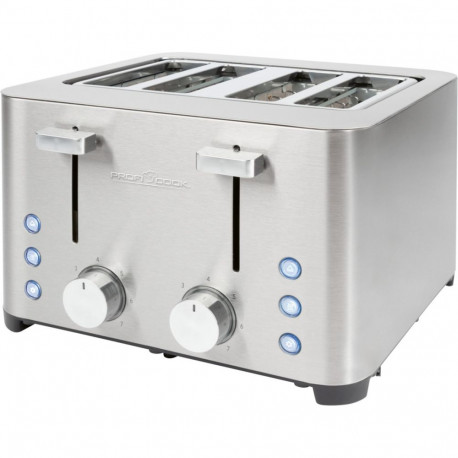 ProfiCook PC-TA 1252, toaster (stainless steel)