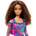 Mattel Barbie fashionistas doll with crimped hair and freckles