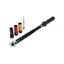 Gedore Torque wrench TORCOFLEX UK Set, 1/2  (black, incl. 3 aluminum rim sockets)