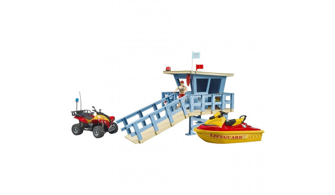 BRUDER bworld Life Guard Station with Q. - 62780