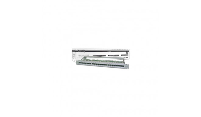 Digitus 19" CAT 6a Patch Panel grau